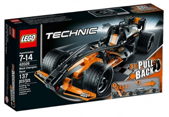 Конструктор LEGO Technic 42026 Чёрный гоночный автомобиль в Чебоксарах