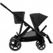 Детская коляска Cybex Gazelle S BLK Moon Black с корзиной и дождевиком в Чебоксарах
