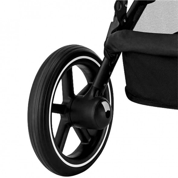 Детская коляска Cybex Gazelle S BLK Moon Black с корзиной и дождевиком в Чебоксарах