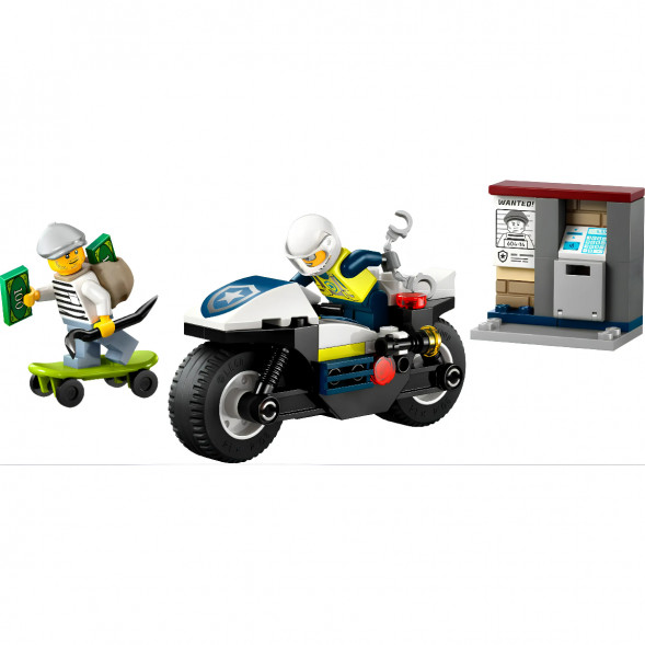 Конструктор LEGO City 60455 Полицейская погоня на мотоцикле в Чебоксарах