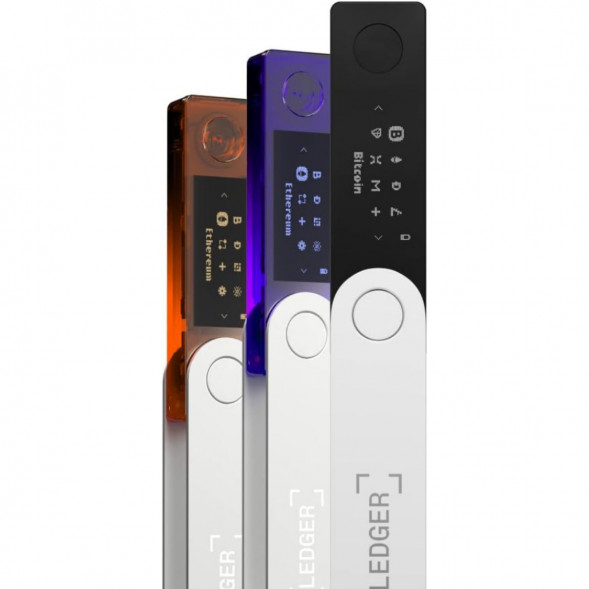 Аппаратный криптокошелек Ledger Nano X, BTC Orange  в Чебоксарах