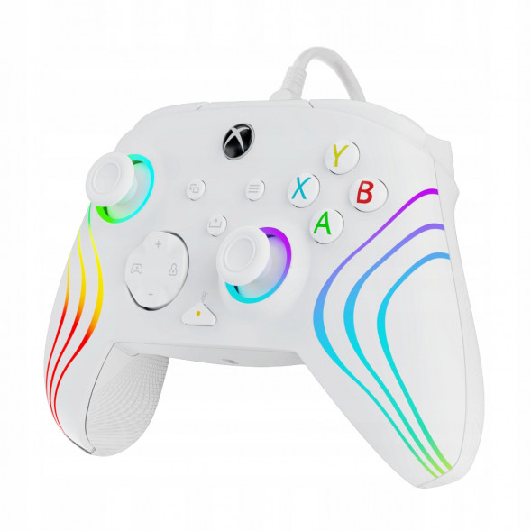 Геймпад проводной PDP для Xbox Afterglow Wave, White в Чебоксарах