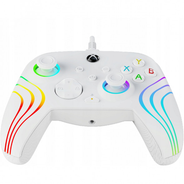 Геймпад проводной PDP для Xbox Afterglow Wave, White в Чебоксарах