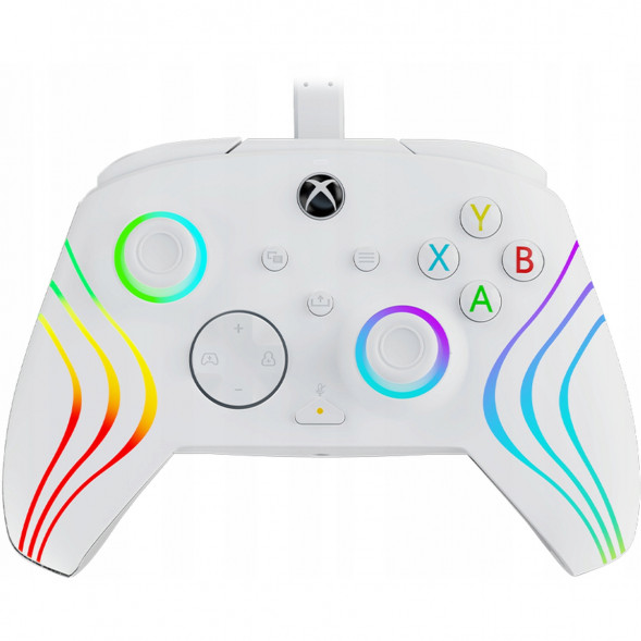 Геймпад проводной PDP для Xbox Afterglow Wave, White в Чебоксарах