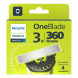 Сменные лезвия Philips OneBlade 360 QP430/50, 3 штуки в Чебоксарах
