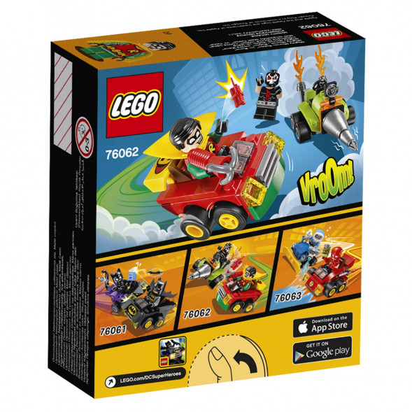 Конструктор LEGO Super Heroes 76062 Робин против Бэйна в Чебоксарах