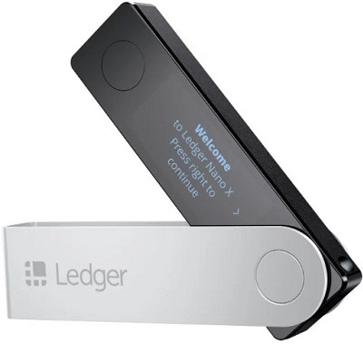Аппаратный криптокошелек Ledger Nano X , черный в Чебоксарах