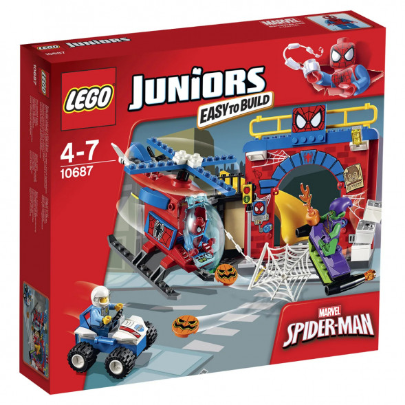Конструктор LEGO Juniors 10687 Убежище Человека-паука в Чебоксарах