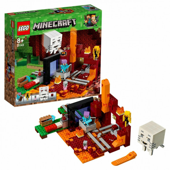 Конструктор LEGO Minecraft 21143 Портал в Подземелье  в Чебоксарах