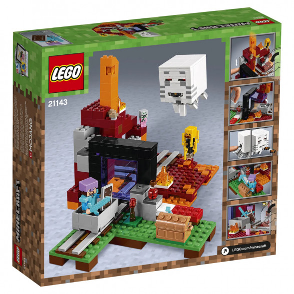 Конструктор LEGO Minecraft 21143 Портал в Подземелье  в Чебоксарах