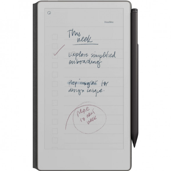 Графический планшет reMarkable Paper Pro Move + Стилус MarkerPlus + Чехол BookFolio Premium Leather, Black в Чебоксарах