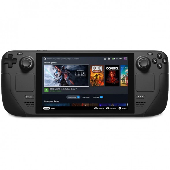 Игровая приставка Valve Steam Deck 256 ГБ SSD, черный в Чебоксарах